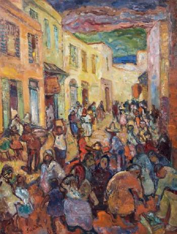 Rue Des Teinturiers à Tunis by 
																	Henri Saada