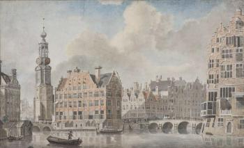 Vue d'Amsterdam by 
																	Cornelis Pronk