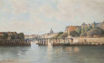 Paris, la Seine et l'Estacade by 
																	C T Guillermot