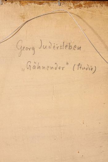 Gähnender (Selbstportrait) by 
																			Georg Arthur Judersleben