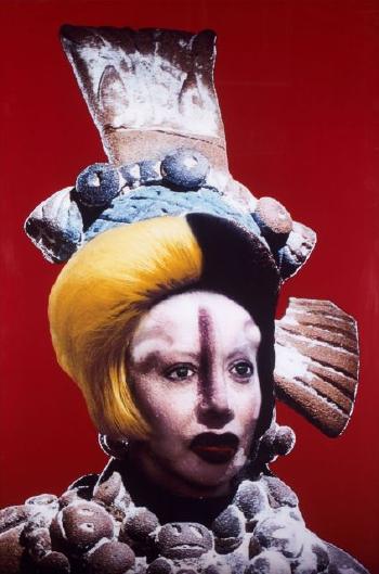 Defiguration-refiguration – self-hybridation precolombienne n°27 by 
																	 Orlan