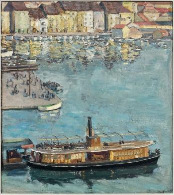 Le port de Toulon by 
																	Georges Dufrenoy