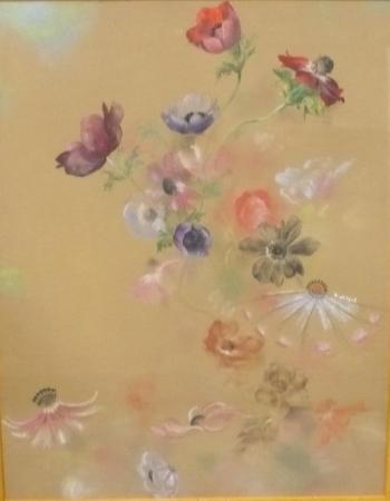 Bouquet de fleurs by 
																	Lucienne Abit