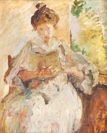 Jeune femme lisant by 
																			Joseph Ravaisou