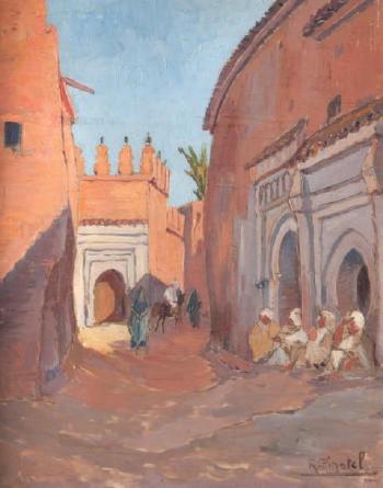 Rue marocaine by 
																			Raphael Pinatel