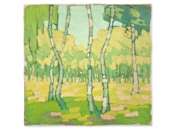 Birch Trees by 
																			Minna Kohler-Roeber