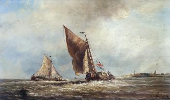Marine by 
																	Albert Jurardus van Prooyen