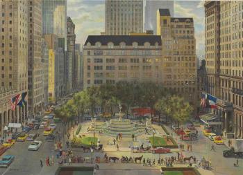 Fifth Avenue by 
																	John P Falter