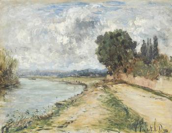 A riverside track by 
																	Victor Viollet le Duc