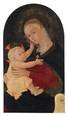 Madonna and child by 
																	 Pseudo Pier Francesco Fiorentino