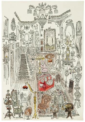Gingerbread House by 
																	Saul Steinberg