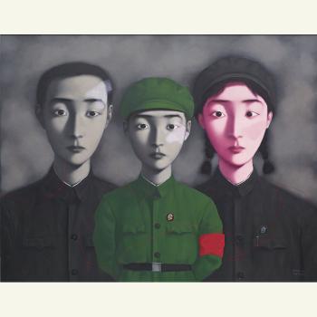 Bloodline: Big Family No.3 by 
																	 Zhang Xiaogang
