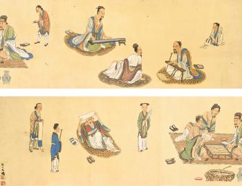 Four Scholarly Arts by 
																	 Wang Dandan
