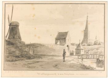 A: The Baanepoort, Medemblik; B: The Westerpoort, Medemblik by 
																	Cornelis Pronk
