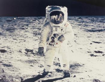 Apollo 11, 1969 by 
																	 NASA