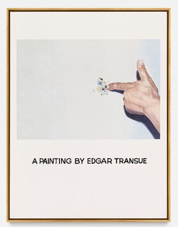 Commissioned Painting: A Painting by Edgar Transue by 
																	John Baldessari