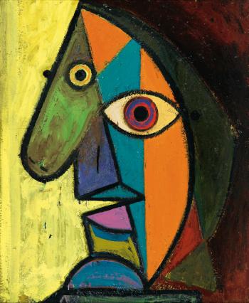 Portrait De Picasso by 
																	Dora Maar