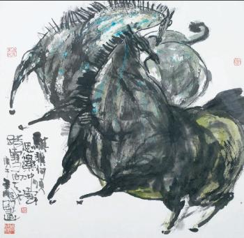 Pferde by 
																			 Zhao Chengmin