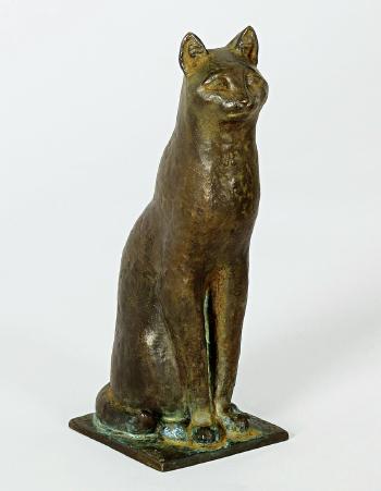Siamesische Katze, Sitzend by 
																	Rudolf Oelzner