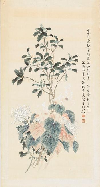 'Jing Lan Gui Lai Ke', flower branch by 
																	 Jing Han