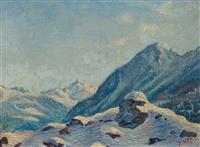 Sunny Day In Graubünden by 
																	Rodolfo Olgiati