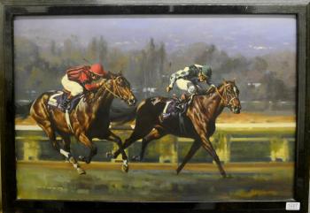 Mania and theatrical, 1986, breeders cup by 
																	Graham Isom