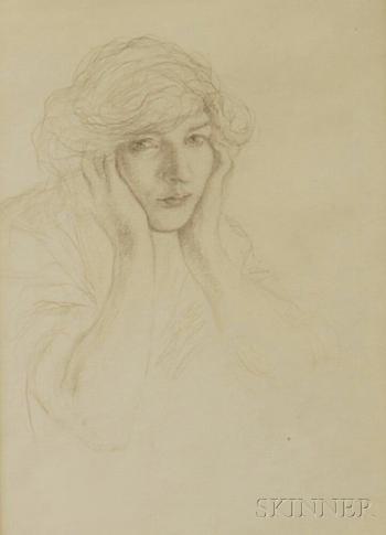 Portrait of a Woman by 
																	Sigismund de Ivanowsky
