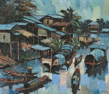 Floating Markets by 
																	Tawee Nangdakwang