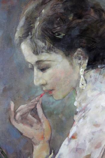 Portrait of a young Chinese Woman by 
																			 Xu Zhigang