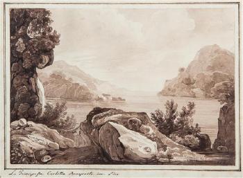 Paysage de bord de mer by 
																	 Princess Charlotte Bonaparte