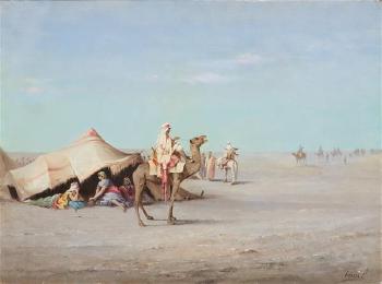 Campement dans le désert by 
																	 Inoel