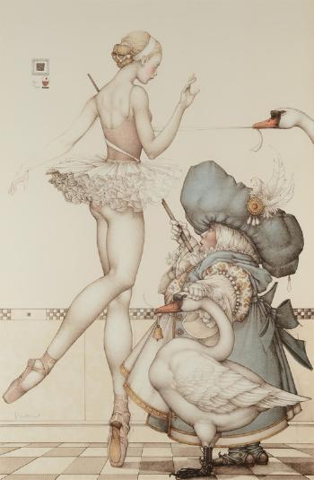 Ballet mistress by 
																			Michael Parkes