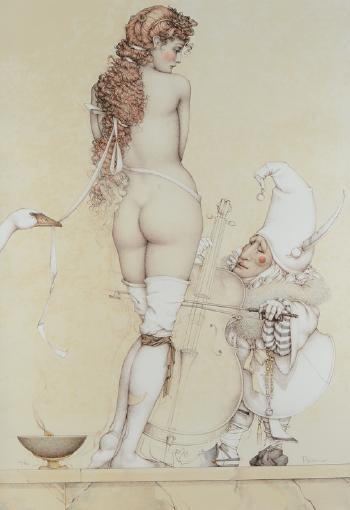 Music master by 
																			Michael Parkes