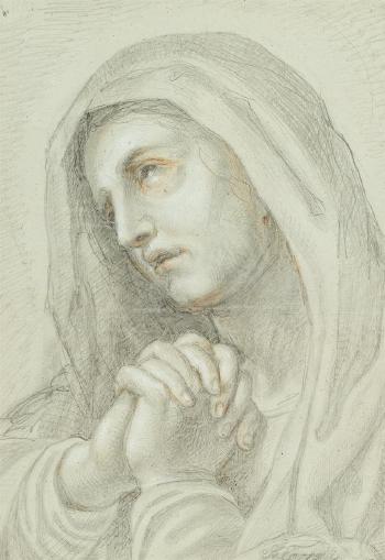 Head of the Madonna by 
																	Giacomo Farelli