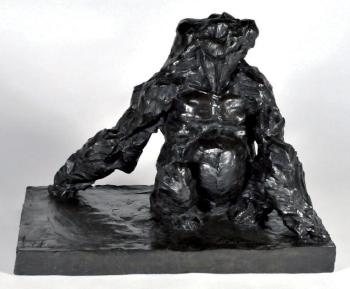 Gorille les bras écartés by 
																			Jean-Baptiste Vendamme