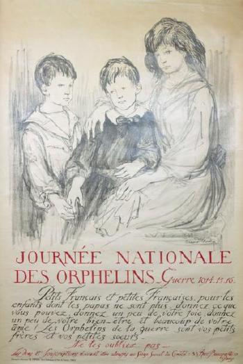Journée Nationale des Orphelins - Guerre 1914 - 15 - 16 by 
																	Bernard Naudin
