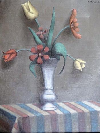Bouquet de fleurs by 
																	Gaston Faravel