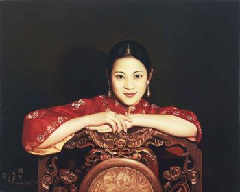 Chinese Lady by 
																	 Jiang Guofang