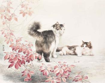 Cats by 
																	 Xing Cheng'ai