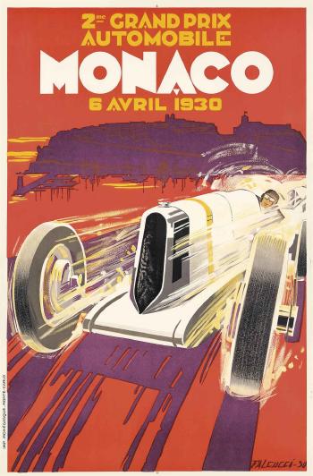 Monaco Grand Prix, 1930 by 
																	Robert Falcucci
