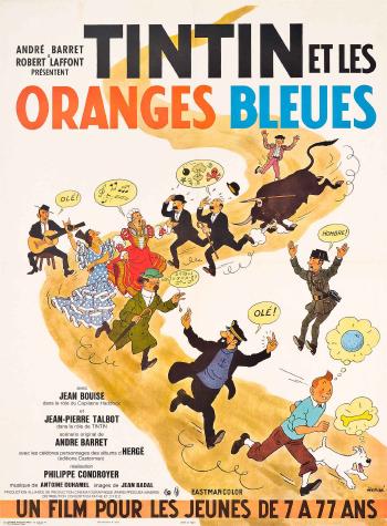 Tintin Et Les Oranges Bleues by 
																	Georges Remi