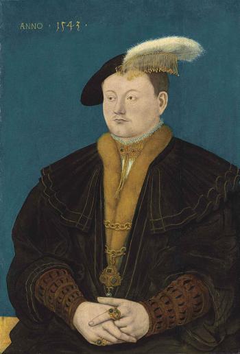 Portrait of Friedrich Magnus I Von Solms-laubach (1521-1561) by 
																	Conrad Faber von Creuznach