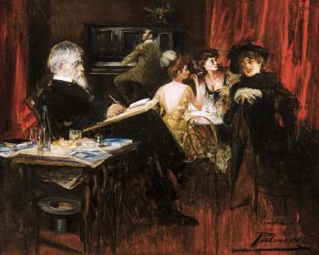 Mistral in el cafe by 
																	Alfredo Palmero de Gregorio