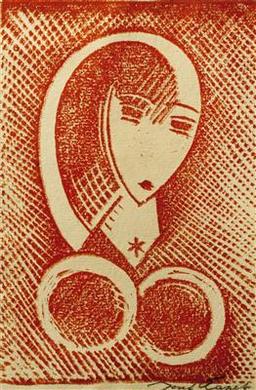 Head of a Girl by 
																	Josef Capek