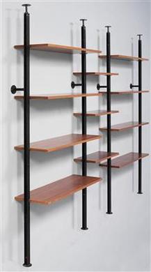 A rare set of book shelves by 
																			Richard Joseph Neutra