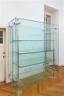 A large display cabinet by 
																			Johannes Spalt