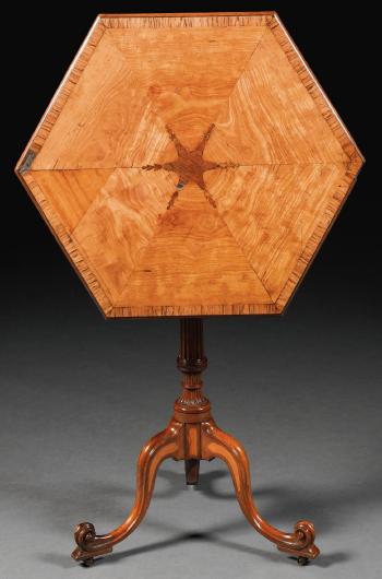 Tripod table by 
																	Thomas Chippendale