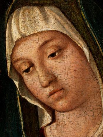 Madonna in anbetung des Kindes by 
																			Antonello de Saliba