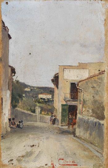 Sulle colline fiorentine by 
																	Arturo Calosci