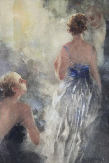 Donne al ballo by 
																	Ludovico Zambeletti